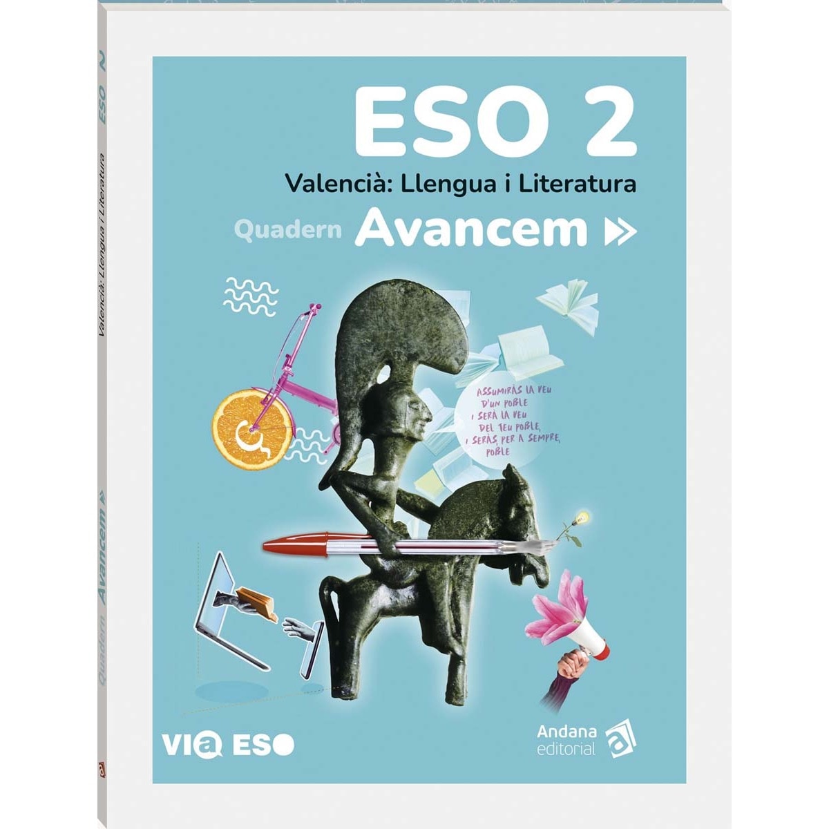 Imagen 0 de Avancem 2. Quadern: Valencià, Llengua i Literatura. 2 ESO  (Tapa blanda)