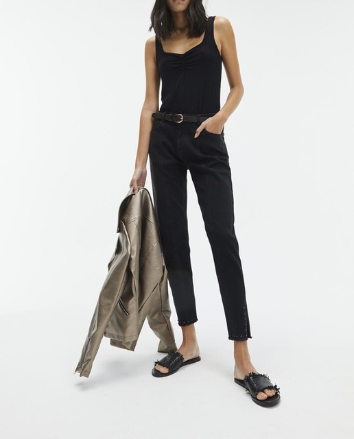 Imagen 0 de Pantalón skinny negro