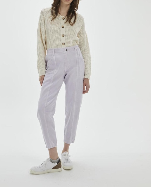 Imagen 0 de Pantalón baggy color lila