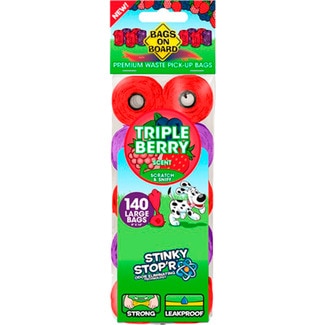 Recargas Sacos Higiénicos Triple Berry embalagem 10 unidades - Bags On Board