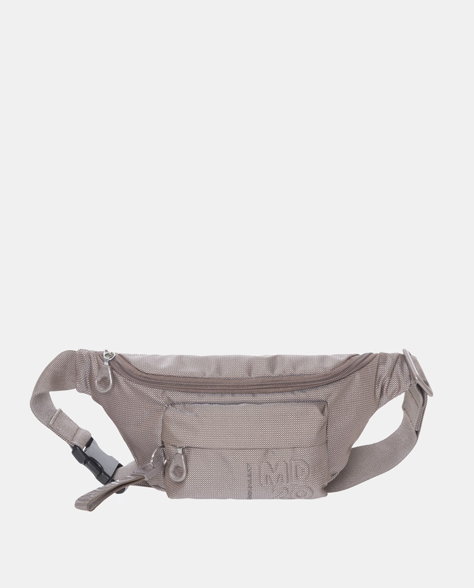 Bolsa de Cintura - Cinzento Castanho-claro-5