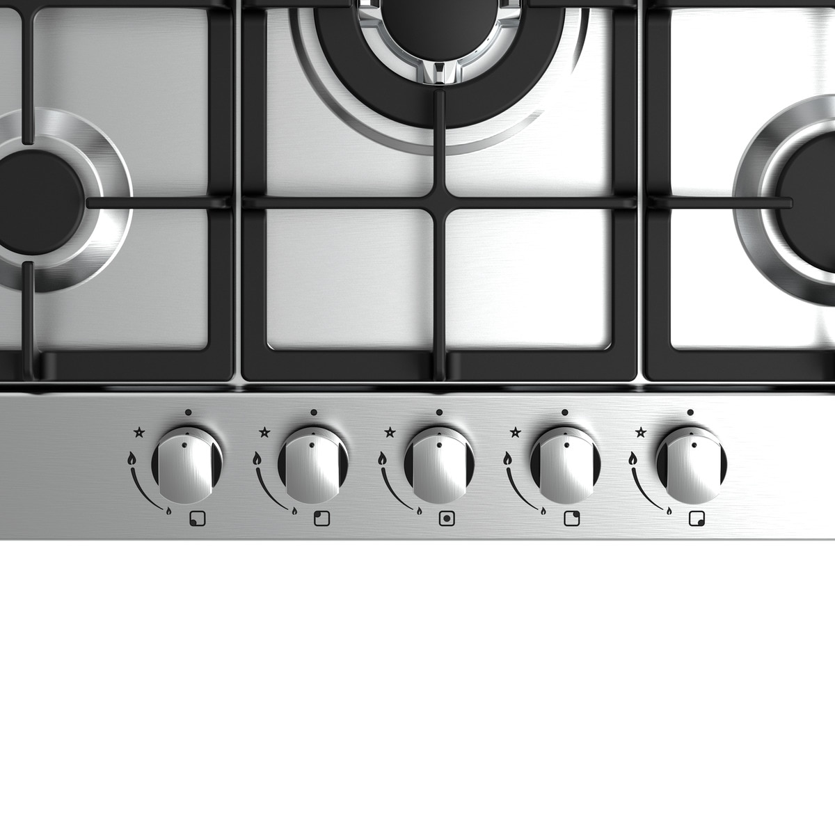 Placa de gas Cata con 5 quemadores - LGI 7041 X /A Inox-3
