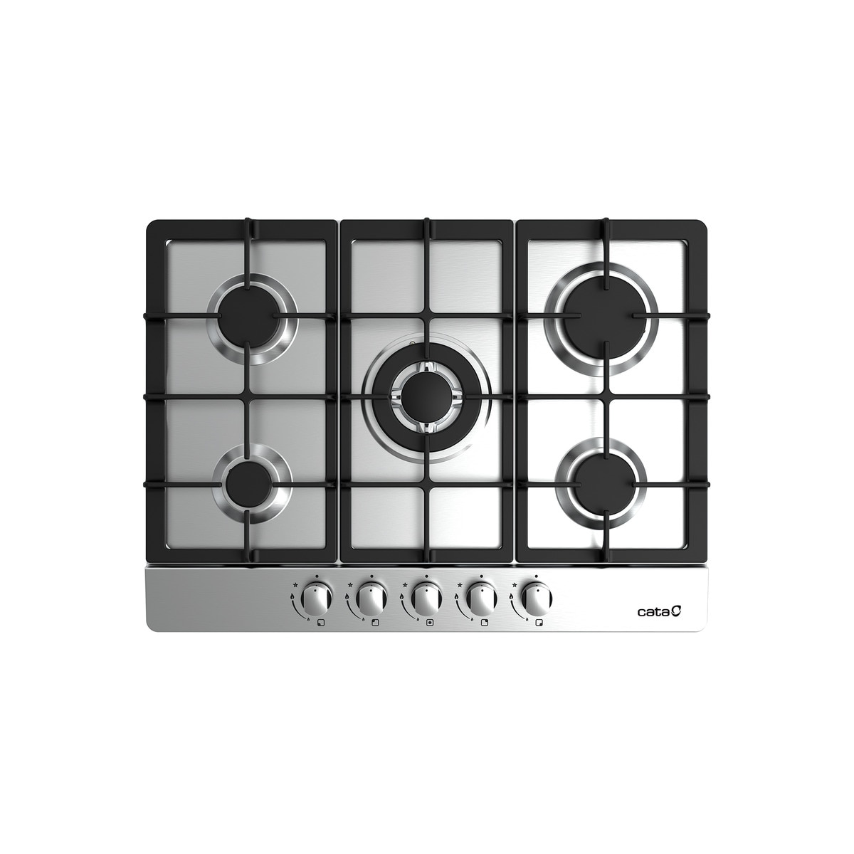 Placa de gas Cata con 5 quemadores - LGI 7041 X /A Inox-1