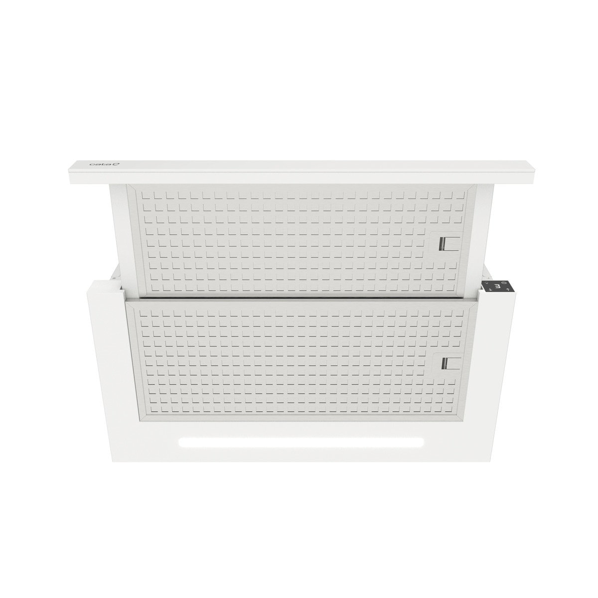 Campana telescópica Cata con 3 niveles de extracción + Turbo - TFH-6430 GWH /B Blanco-6