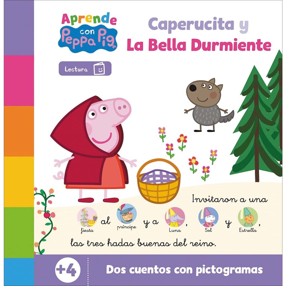 Imagem 0 de Peppa Pig. Lectoescritura - Aprende con Peppa. Caperucita y La bella durmiente: Dos cuentos con pictogramas para aprender a leer (Capa dura)