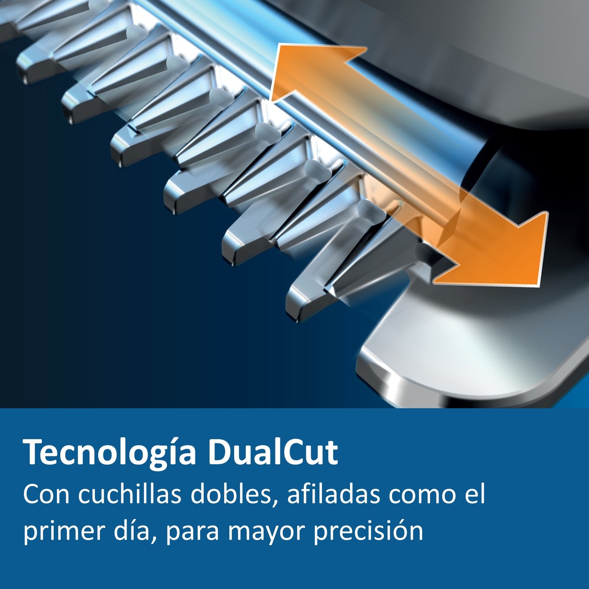 Cortapelos Philips Serie 5000 con 28 ajustes de longitud y cabezal para barba 7