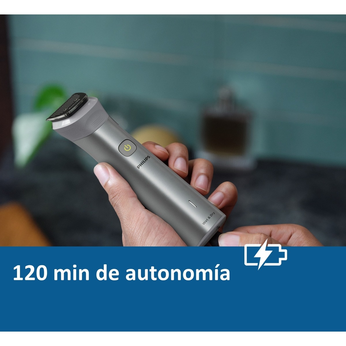 Recortadora 10 en 1 Philips Serie 5000, barba, cuerpo y cortapelos, multibarbero todo en 1, uso en seco y mojado, 120 min autonomía 8