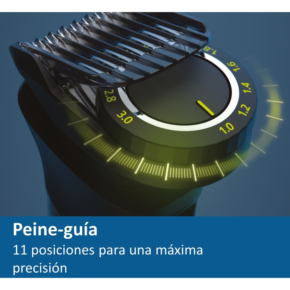 Recortadora 13 en 1 Philips Serie 7000, barba, cuerpo y cortapelos, multibarbero todo en 1, uso en seco y mojado, 120 min autonomía, con peine guía 6