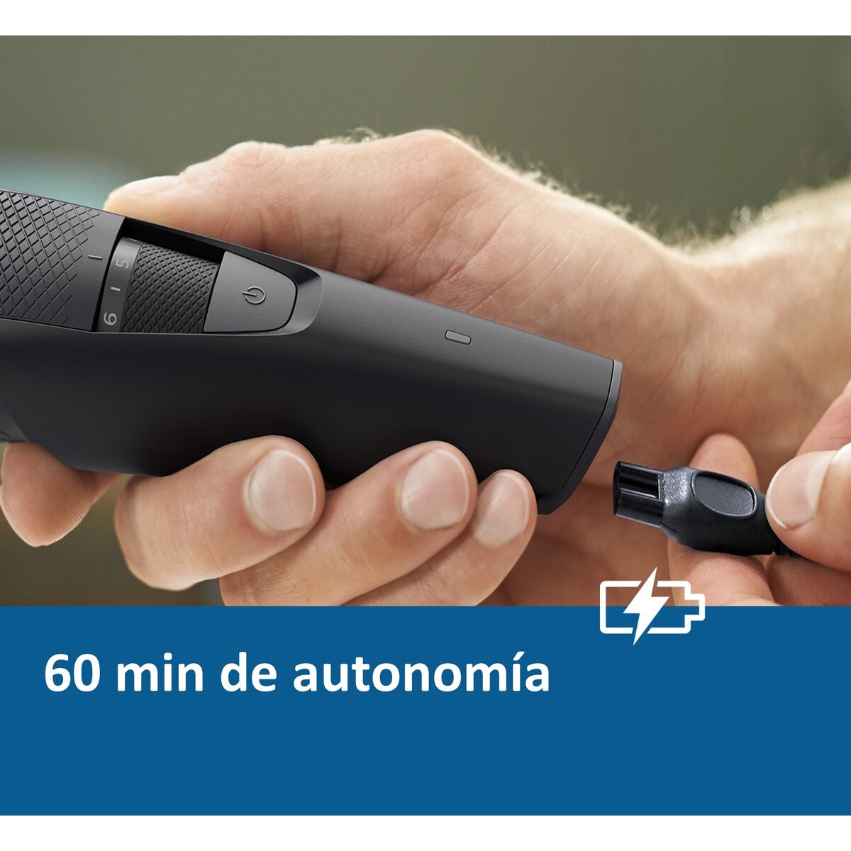 Barbero Philips Series 3000, 20 posiciones de longitud, 60 min de autonomía 8