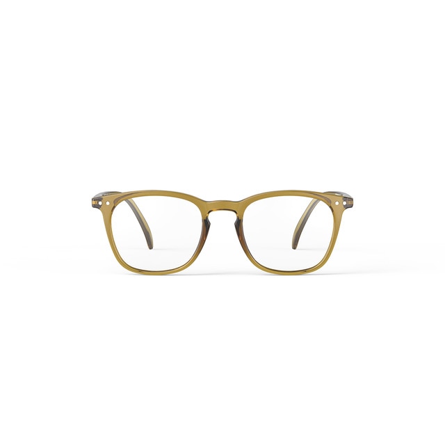 Imagen 0 de Gafas de lectura Izipizi #E forma trapecio verde golden