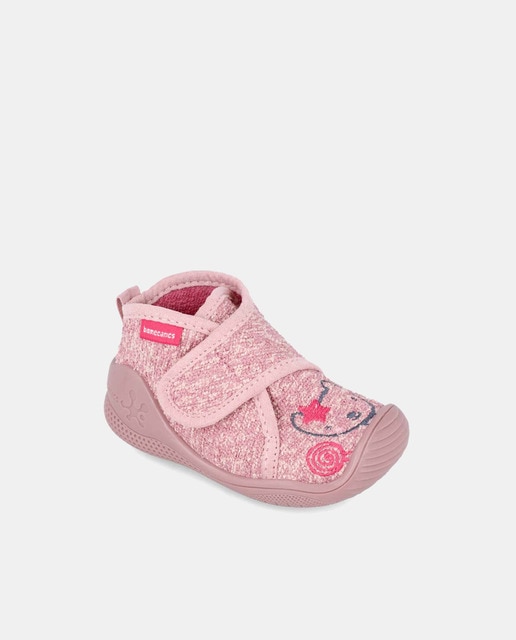 Imagen 0 de Zapatilla de casa osita de bebé niña con puntera reforzada