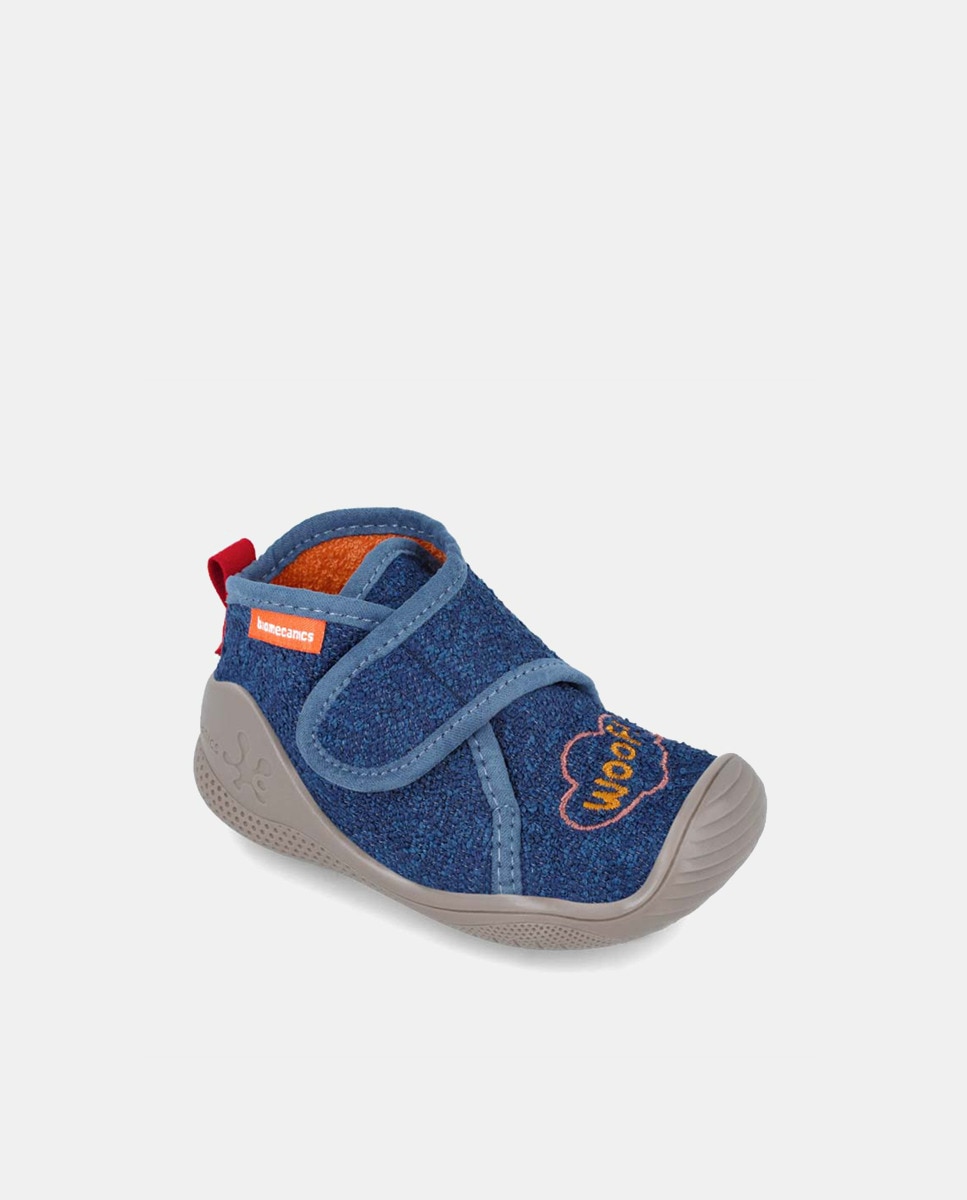 Pantufas Woolf de Bebé com Biqueira Reforçada Azul-1