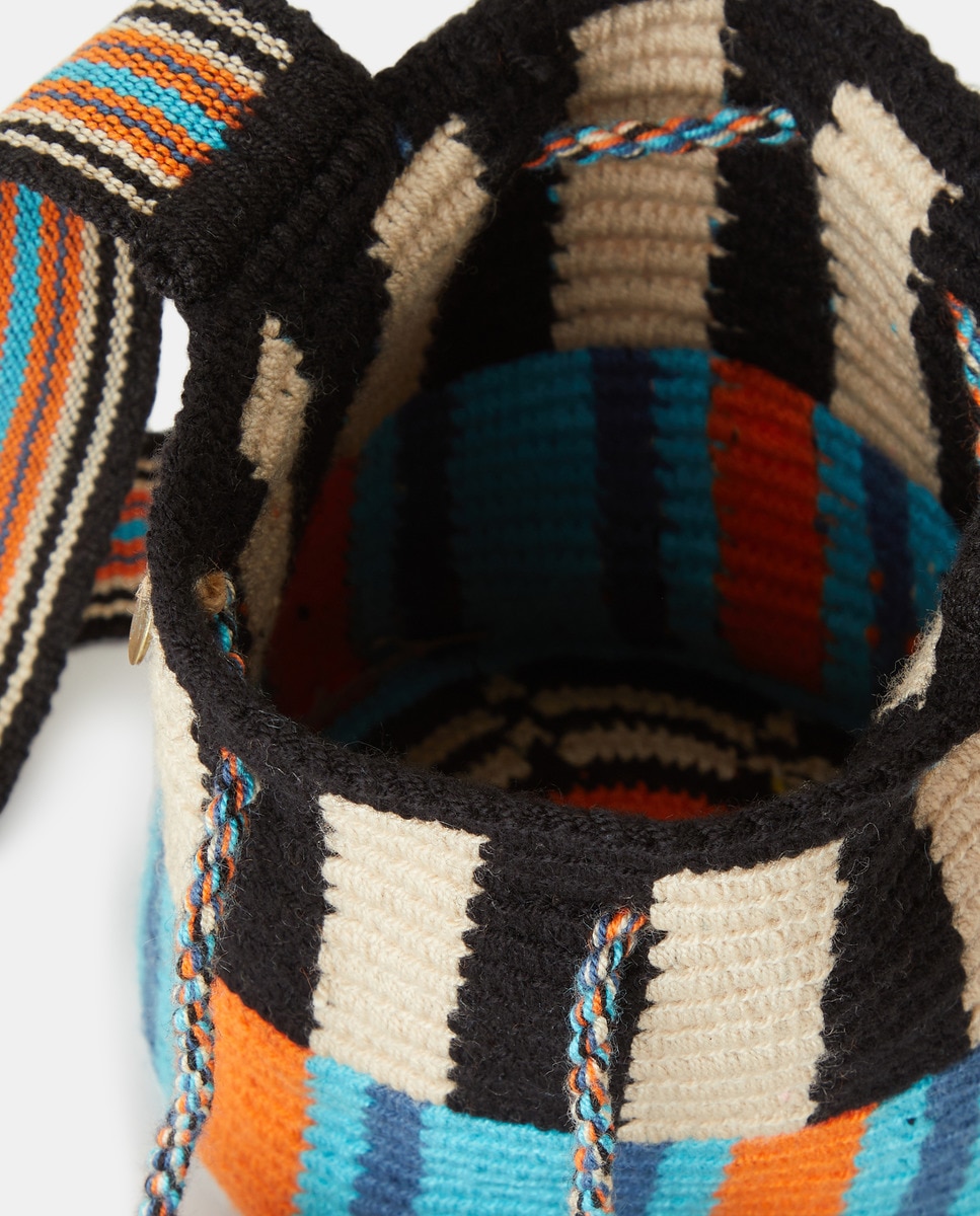 Mala Wayuu Média Medellin Turquesa-3
