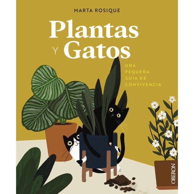 Imagem 0 de Plantas y gatos: Una pequeña guía de convivencia (Capa mole com abas)