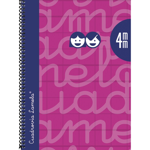 Imagen 0 de Cuaderno cuarto 4mm tapa polipropileno Lamela