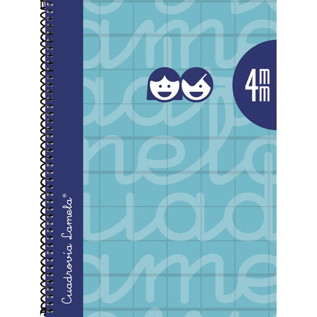 Imagen 0 de Cuaderno cuarto 4mm tapa polipropileno Lamela