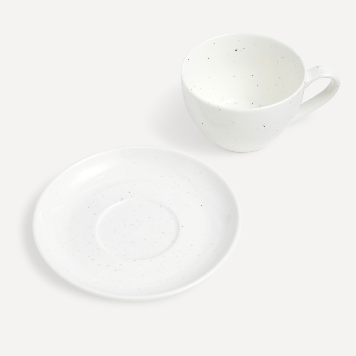 Chávena de Chá com Prato Yona Branco-2