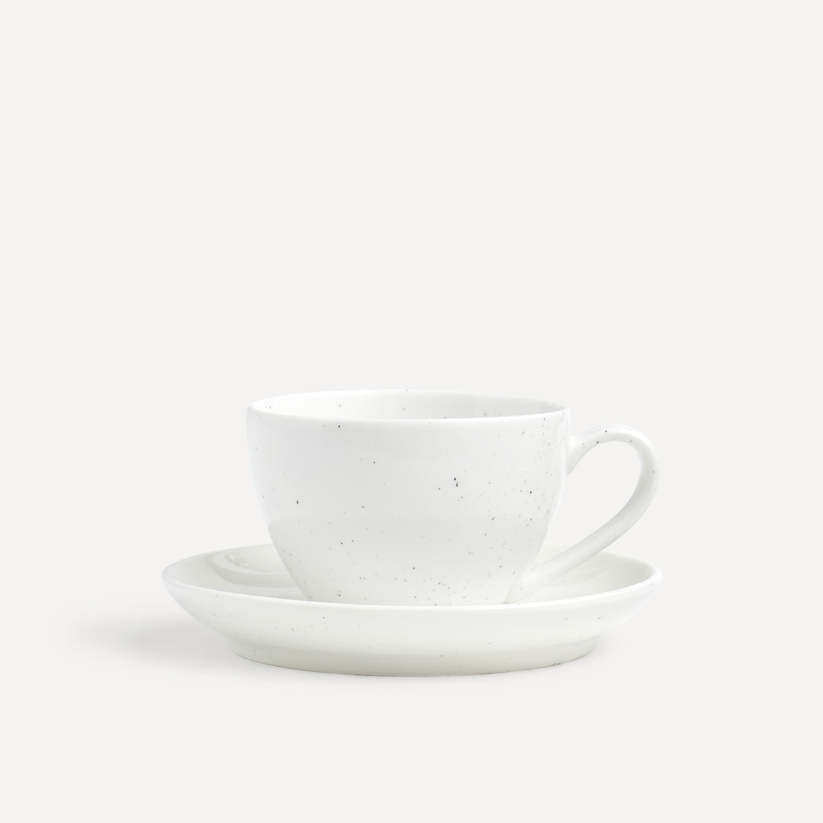 Chávena de Chá com Prato Yona Branco-1