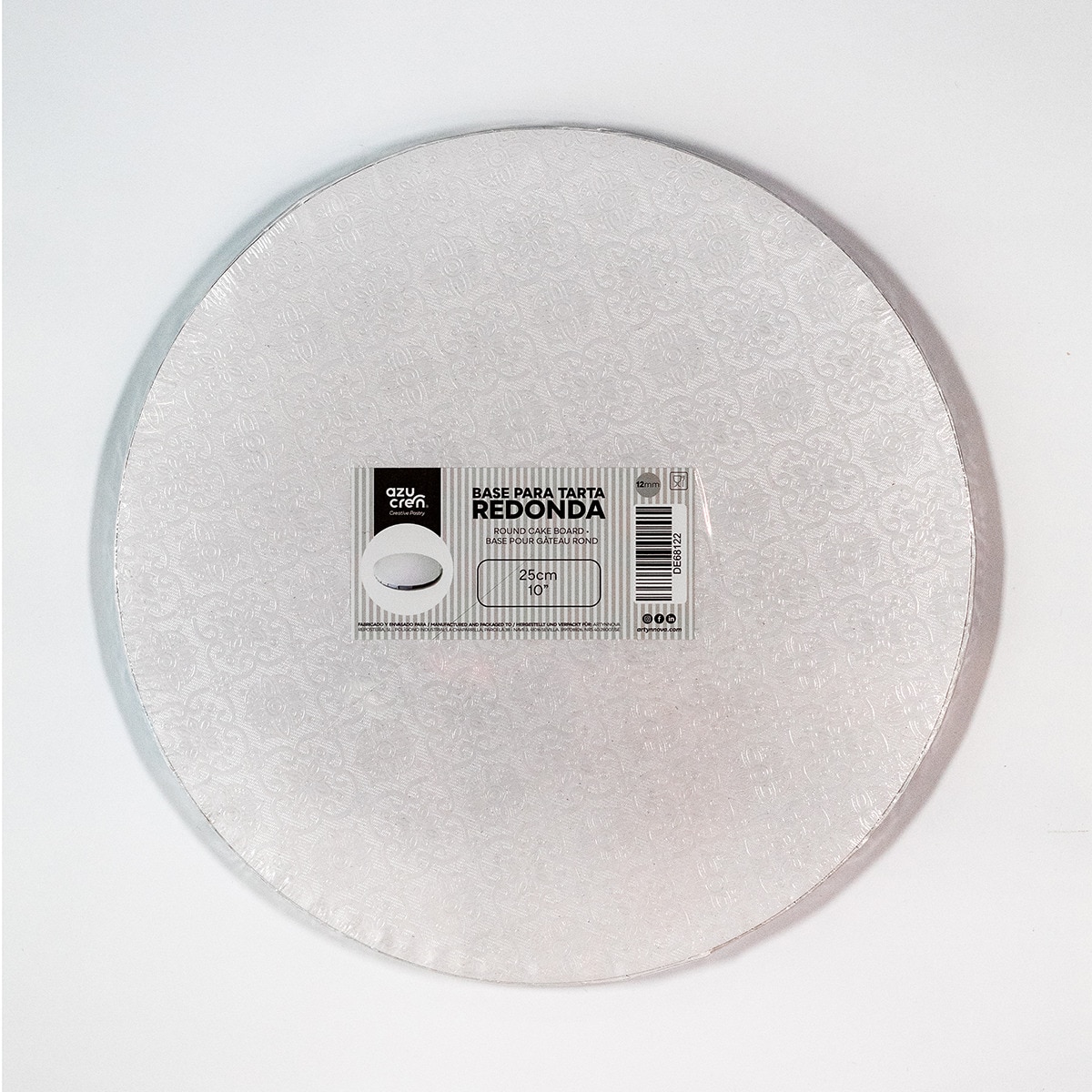 Base Redonda para Bolo Branco-1