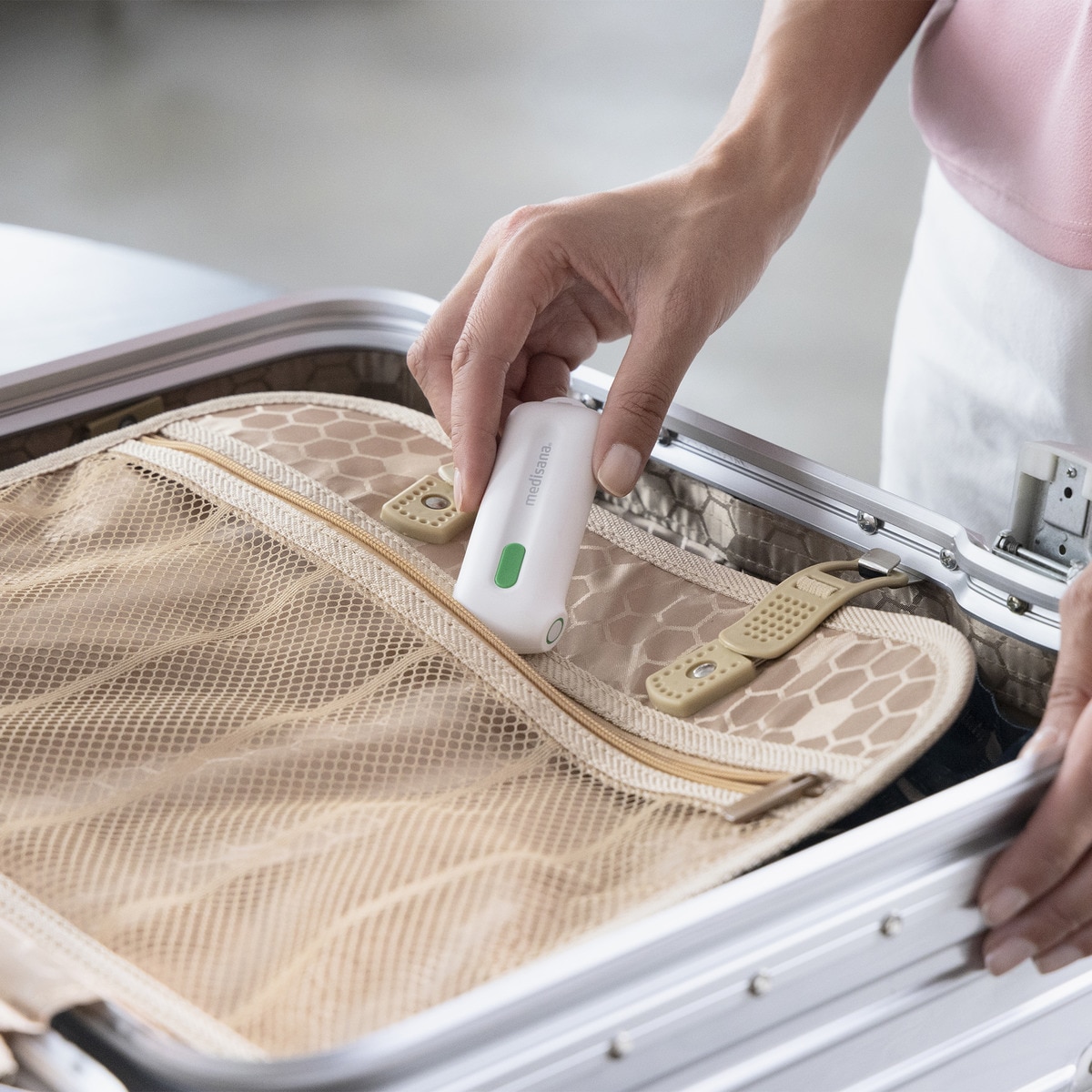 Dispositivo para aliviar las picaduras de insectos y mosquitos Medisana IB100 sin sustancias químicas Blanco/Verde-15