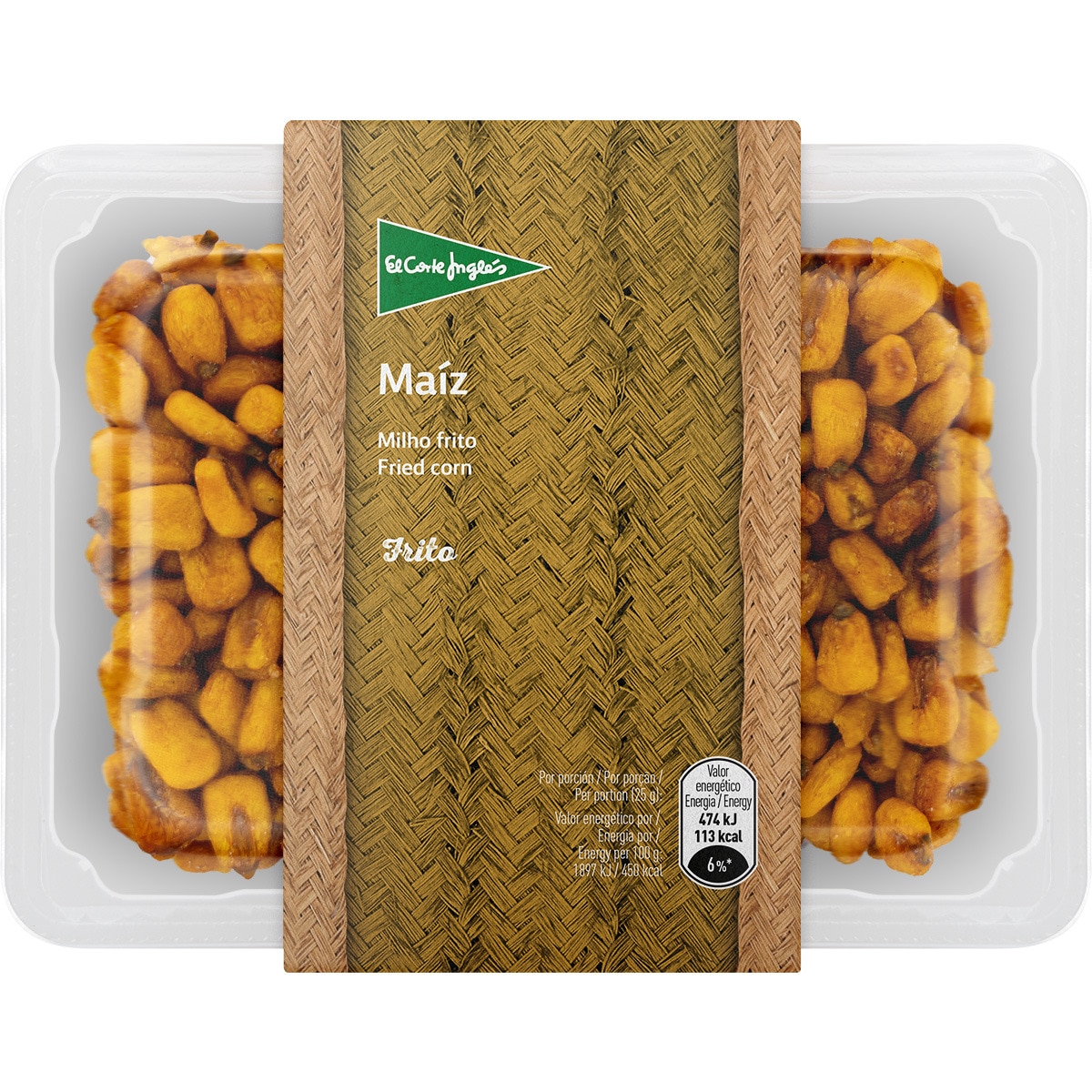 maíz frito sin gluten tarrina 350 g