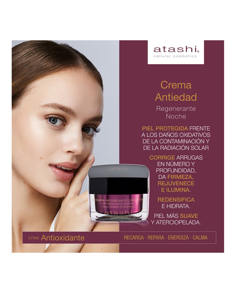Ensemble de Beauté Atashi Antioxidante 3 Pièces