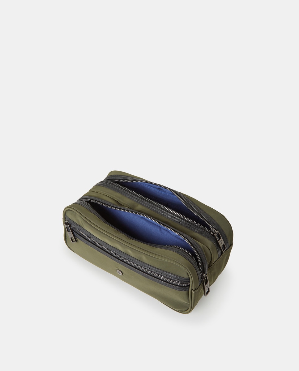 Nécessaire em Nylon Caqui-3