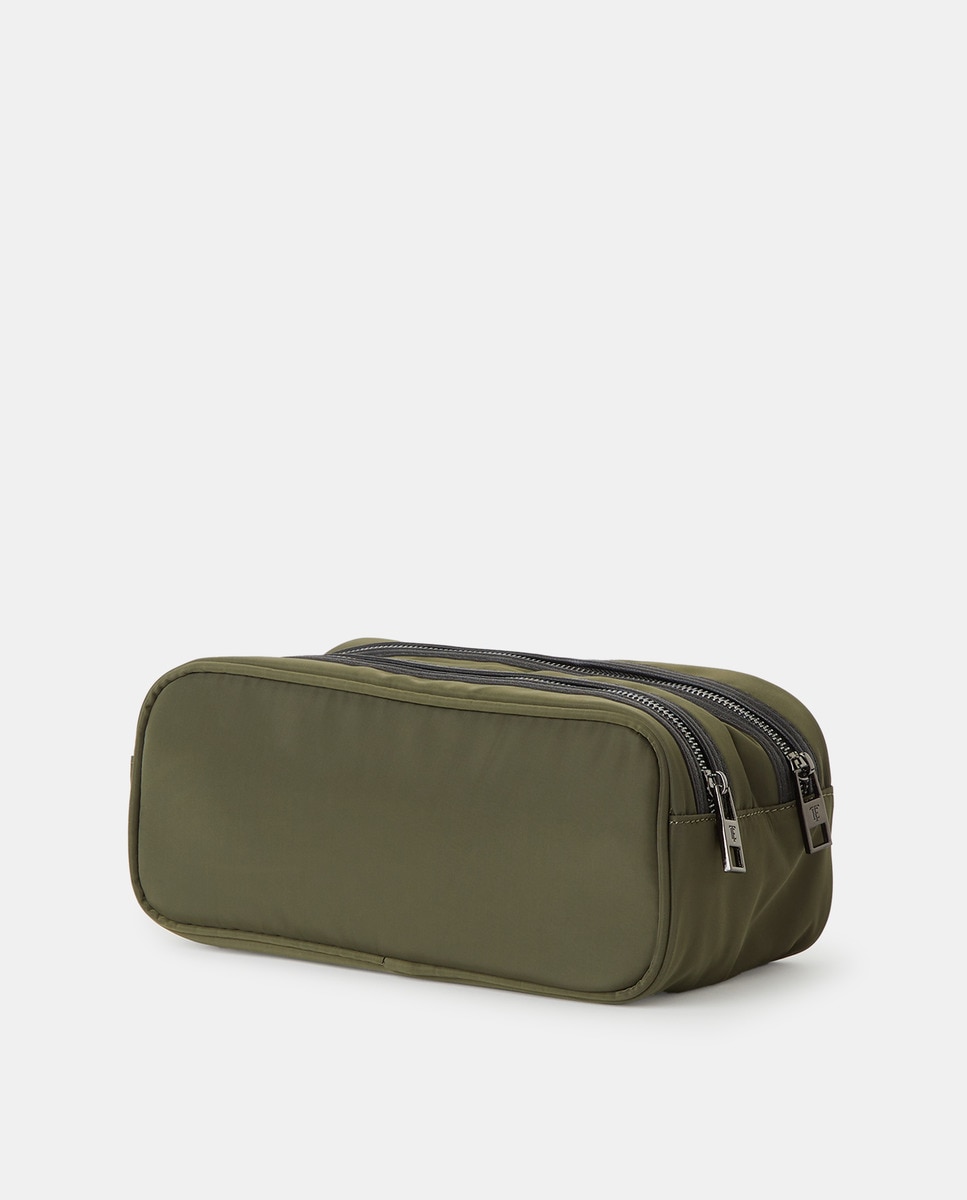 Nécessaire em Nylon Caqui-2