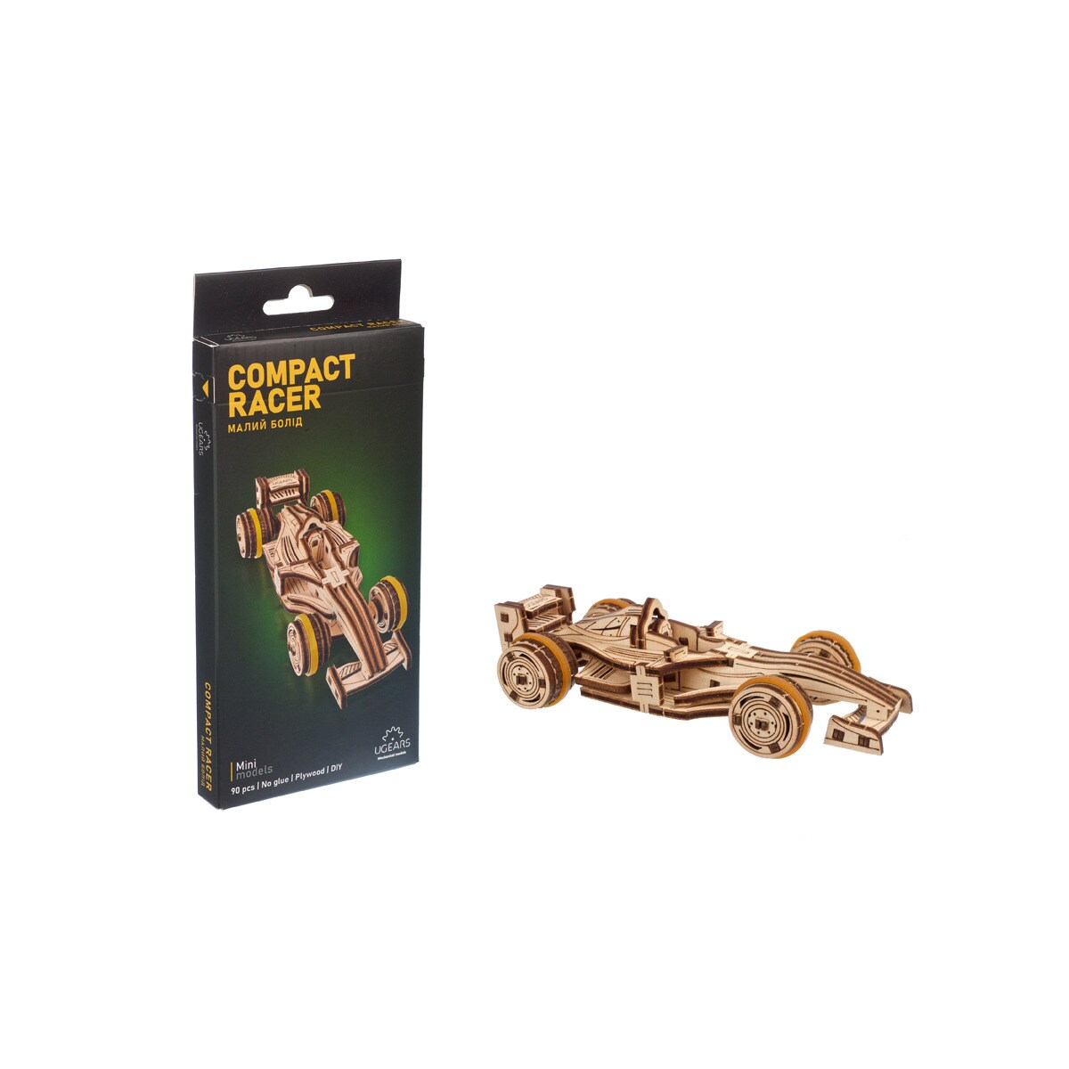 Modelo de carro de corrida Ugears. 1