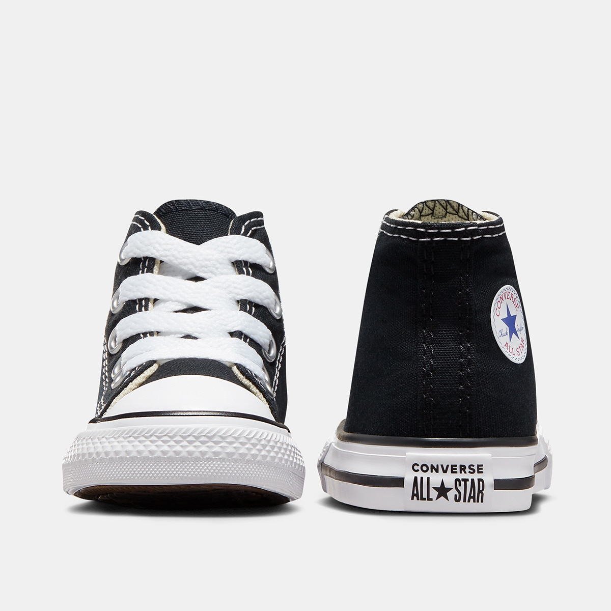 Imagen 4 de Zapatillas casual de bebés/niños Chuck Taylor All Star Alta Lona Converse - Negro Negro