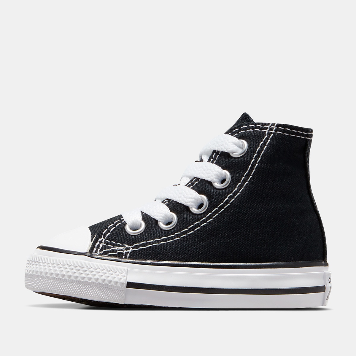 Imagen 5 de Zapatillas casual de bebés/niños Chuck Taylor All Star Alta Lona Converse - Negro Negro