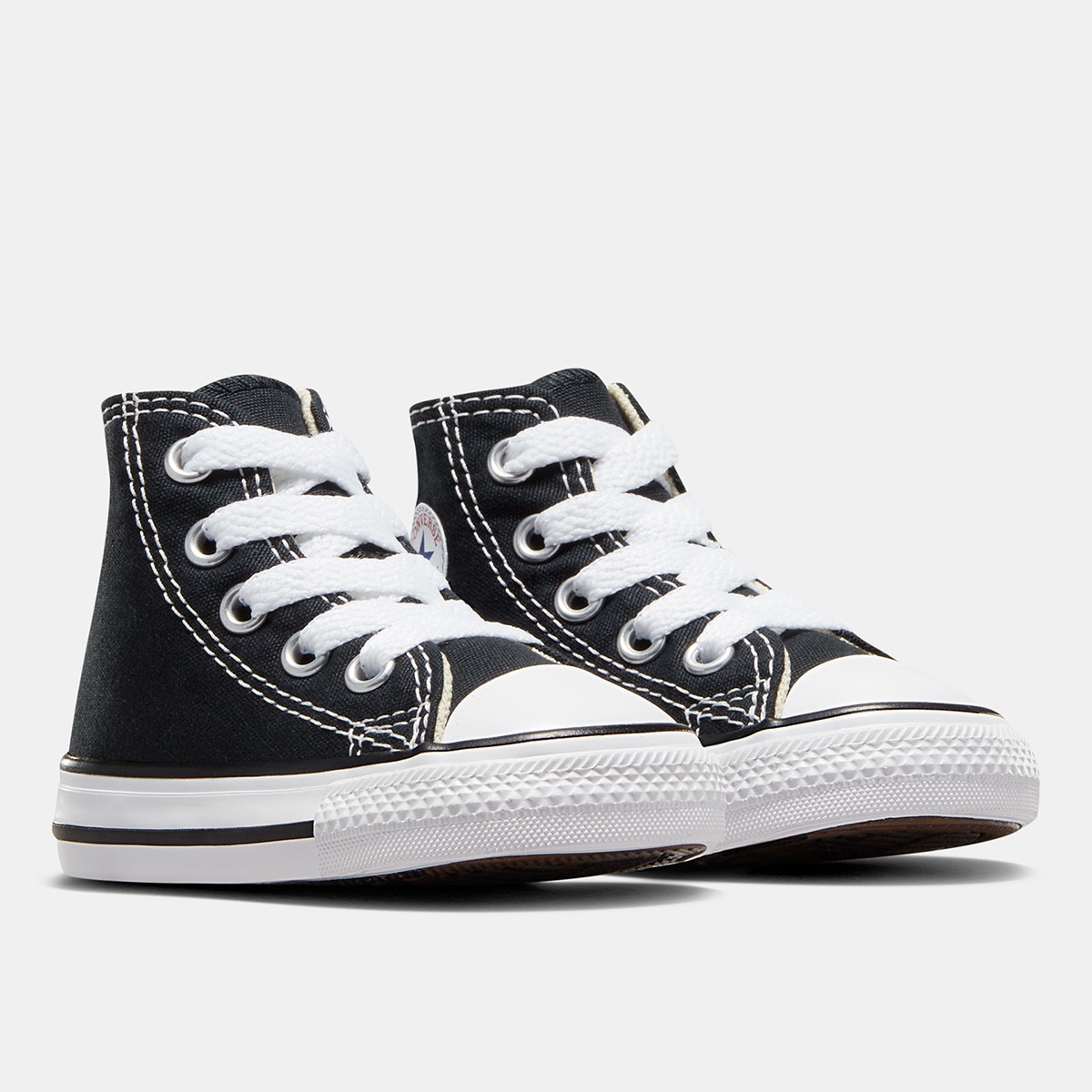 Imagen 3 de Zapatillas casual de bebés/niños Chuck Taylor All Star Alta Lona Converse - Negro Negro