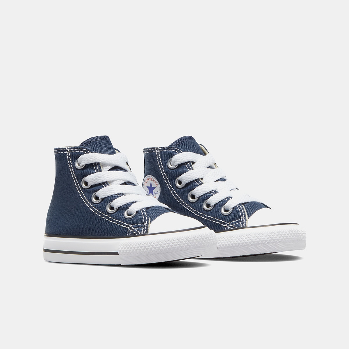 Imagen 2 de Zapatillas casual de bebés/niños Chuck Taylor All Star Alta Lona Converse - Azul marino Azul marino