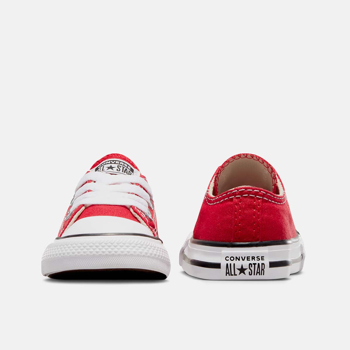 Zapatillas casual de bebés/niños Chuck Taylor All Star Baja Lona Converse - Rojo Rojo-6