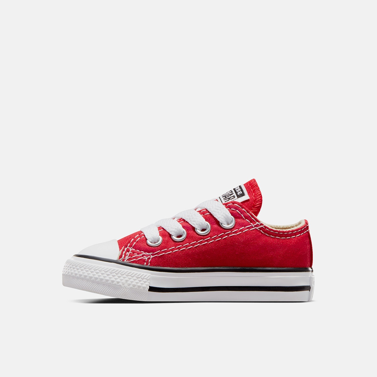 Zapatillas casual de bebés/niños Chuck Taylor All Star Baja Lona Converse - Rojo Rojo-5