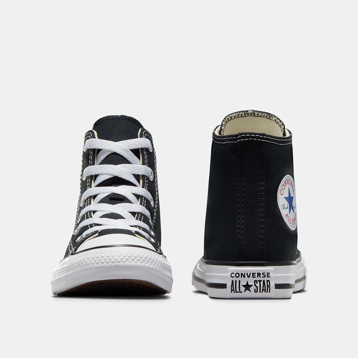 Zapatillas casual de niños Chuck Taylor All Star Alta Lona Converse - Negro Negro-3