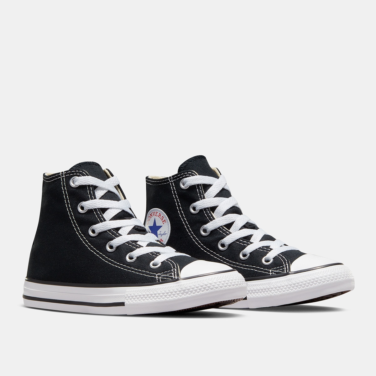 Zapatillas casual de niños Chuck Taylor All Star Alta Lona Converse - Negro Negro-2