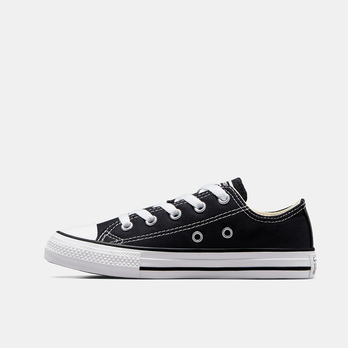 Zapatillas casual de niños Chuck Taylor All Star Baja Lona Converse - Negro Negro-6