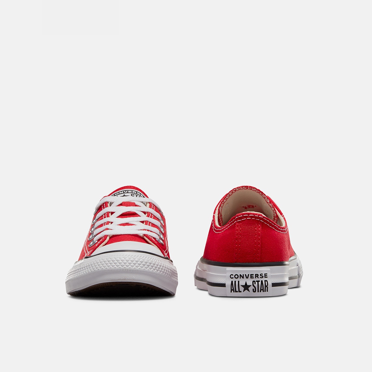 Zapatillas casual de niños Chuck Taylor All Star Baja Lona Converse - Rojo Rojo-5