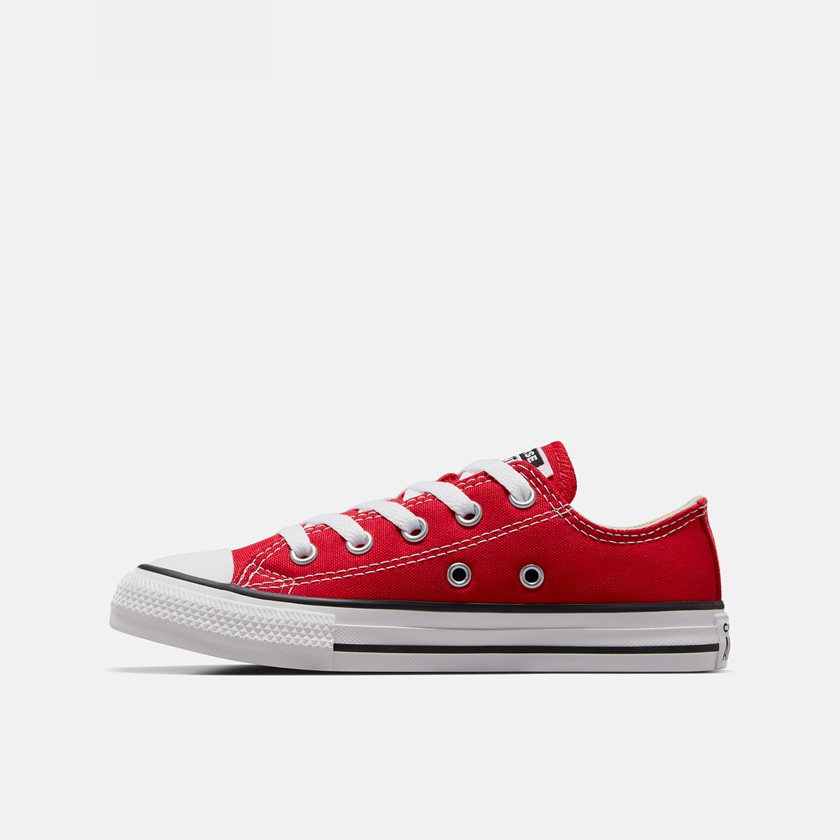 Zapatillas casual de niños Chuck Taylor All Star Baja Lona Converse - Rojo Rojo-6