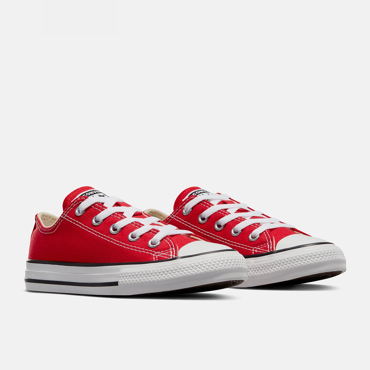 Zapatillas casual de niños Chuck Taylor All Star Baja Lona Converse - Rojo Rojo-3
