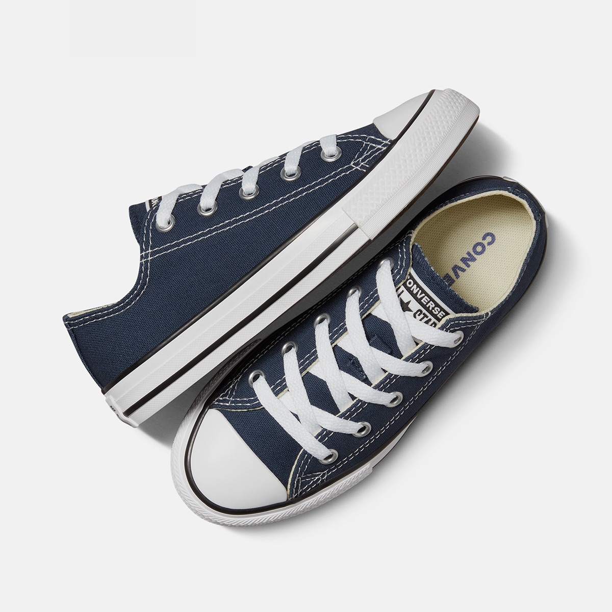 Zapatillas casual de niños Chuck Taylor All Star Baja Lona Converse - Azul marino Azul marino-2