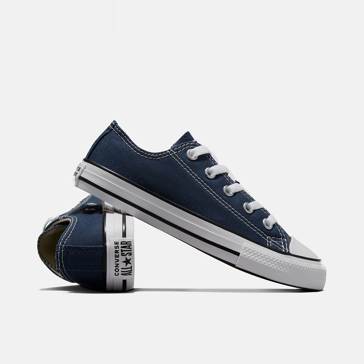 Zapatillas casual de niños Chuck Taylor All Star Baja Lona Converse - Azul marino Azul marino-3