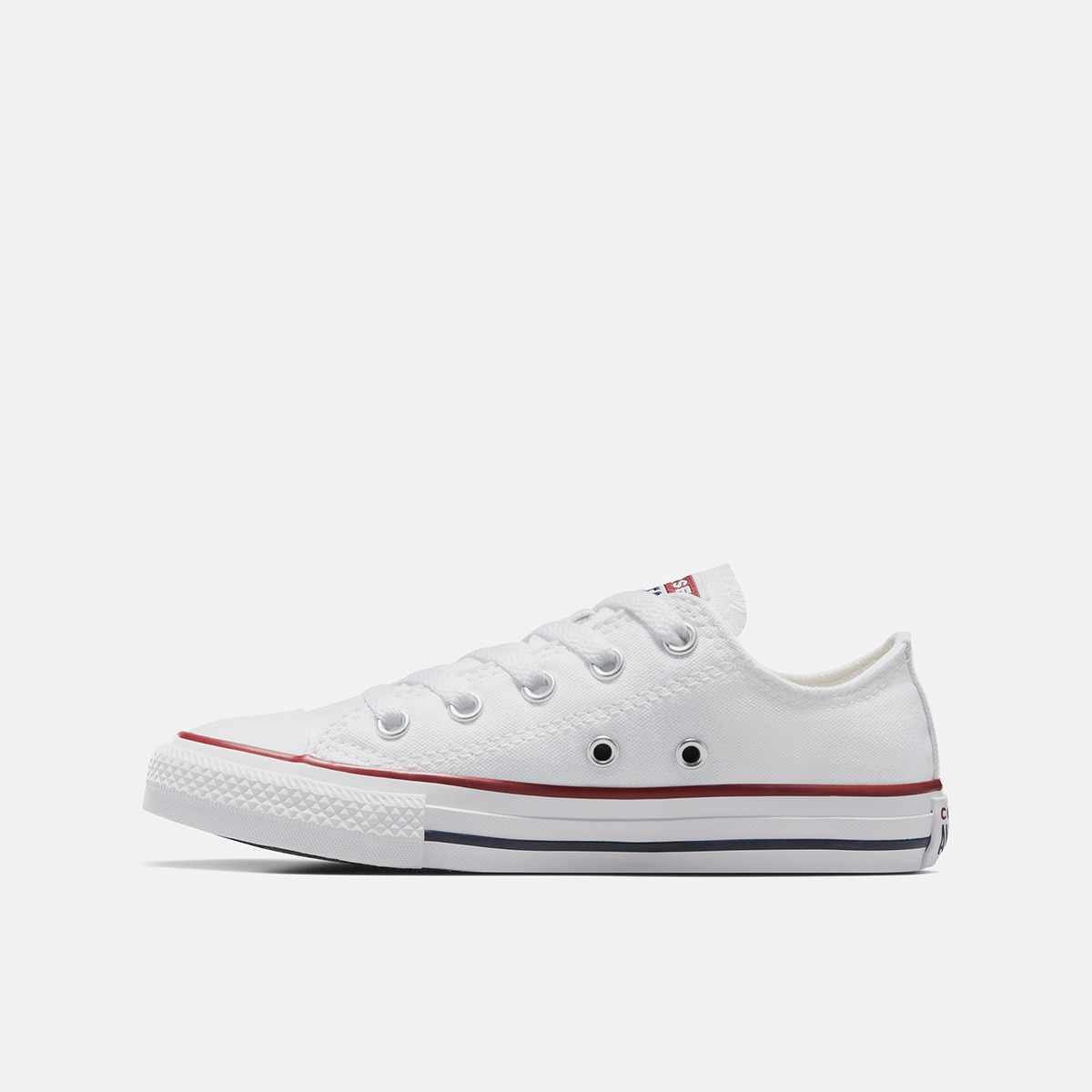 Imagen 6 de Zapatillas casual de niños Chuck Taylor All Star Baja Lona Converse - Blanco Blanco