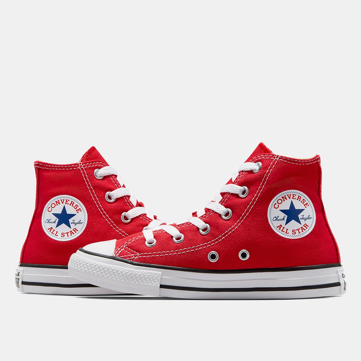 Zapatillas casual de niños Chuck Taylor All Star Alta Lona Converse - Rojo Rojo-3