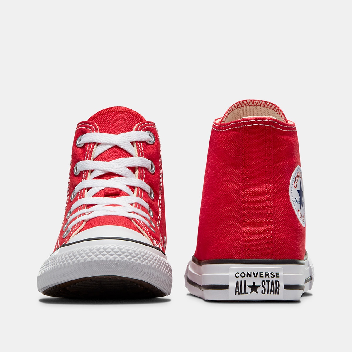 Zapatillas casual de niños Chuck Taylor All Star Alta Lona Converse - Rojo Rojo-4