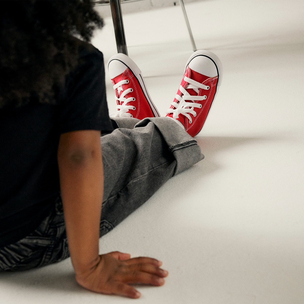Sapatilhas Casual Infantil Chuck Taylor All Star Converse Vermelho-9