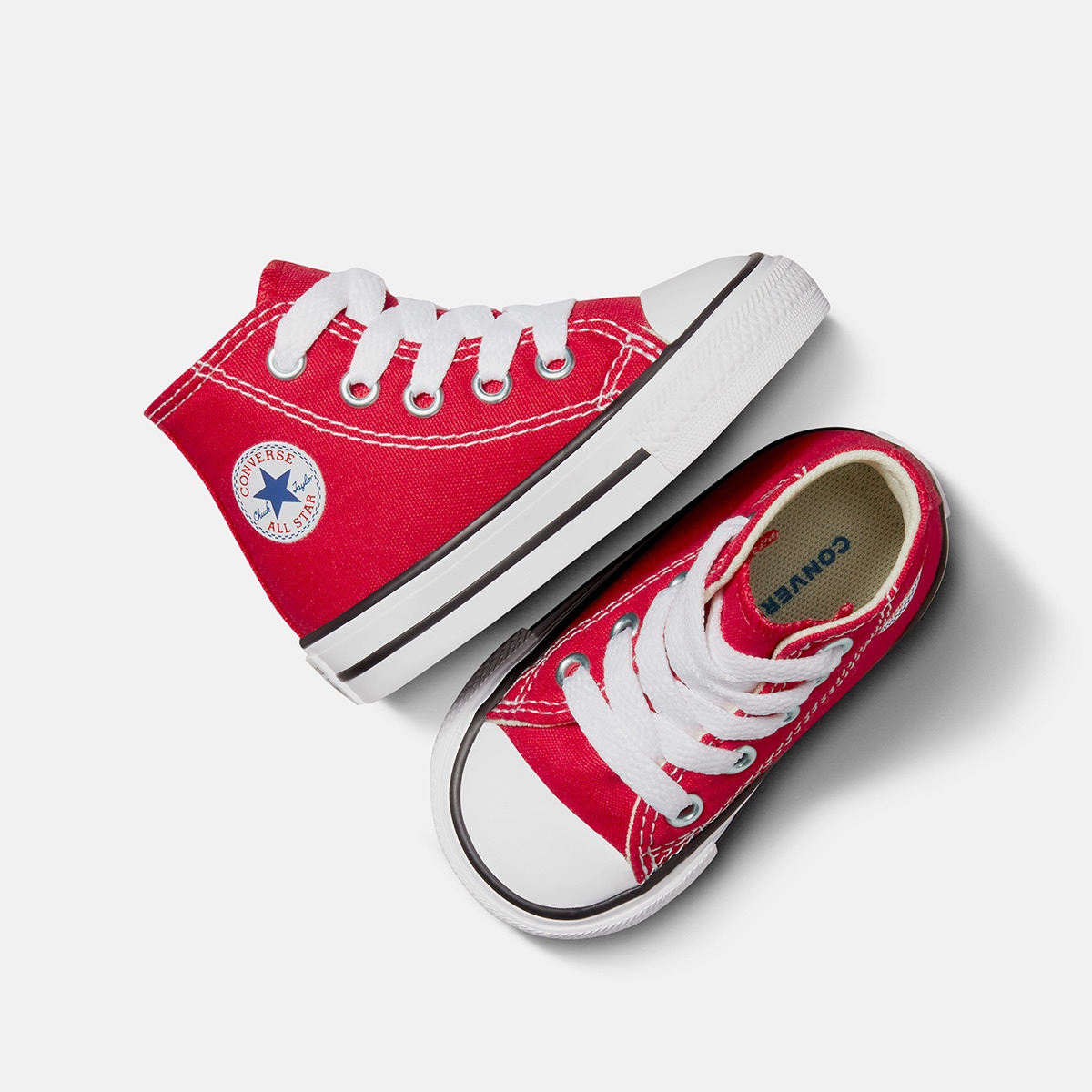 Sapatilhas Casual Infantil Chuck Taylor All Star Converse Vermelho-6