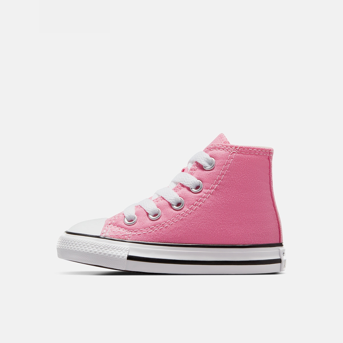Imagen 4 de Zapatillas casual de bebés/niños Chuck Taylor All Star Alta Lona Converse - Rosa Rosa