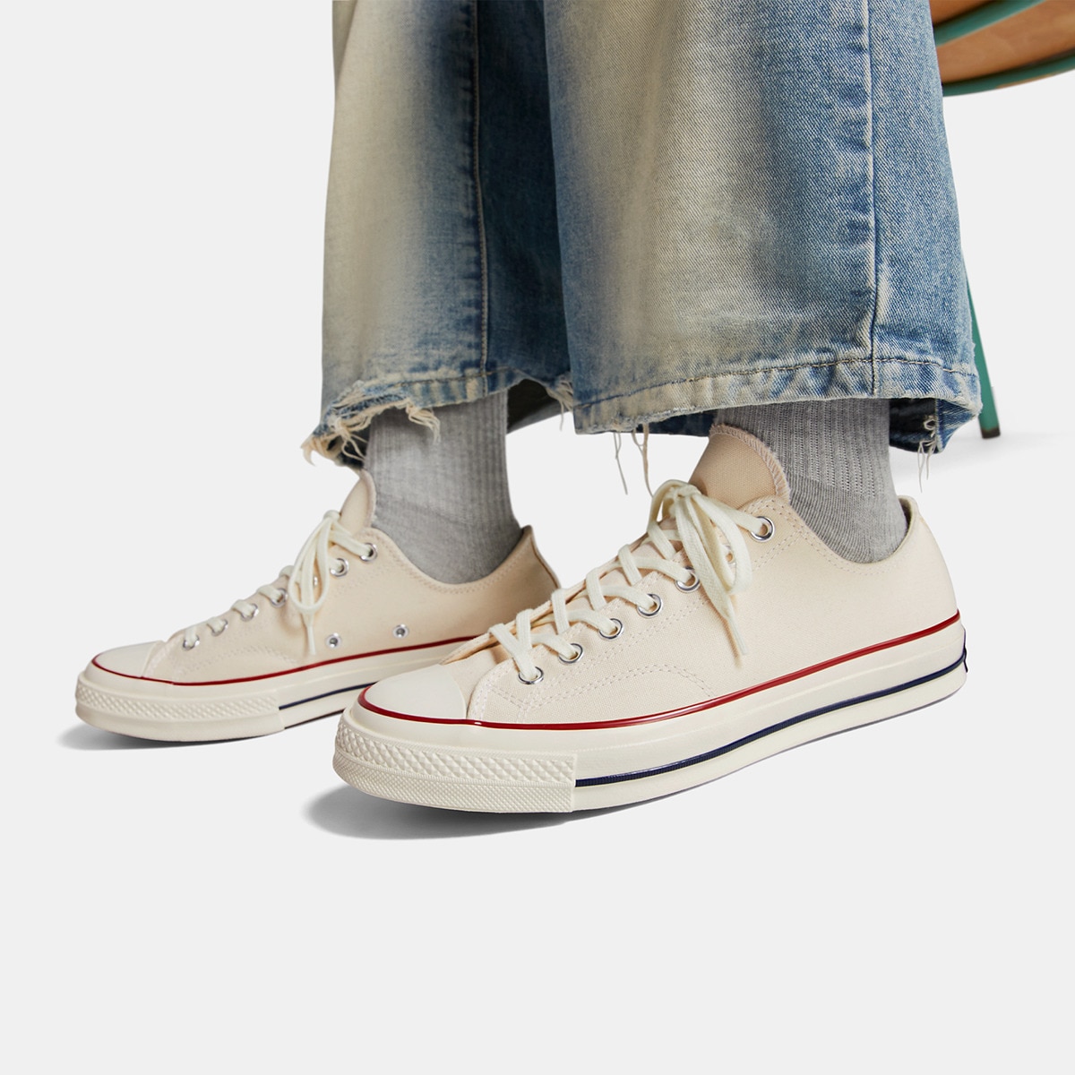 Sapatilhas Casual Unissexo Chuck 70 Converse Bege-8